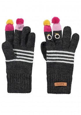 Detské pletené rukavice  Barts Puppet Gloves dark heather